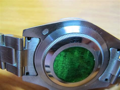 what does the back of a rolex watch look like|how to open rolex watch.